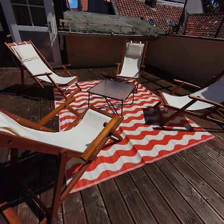 Door Dachterrasse & Parkplatz Daire *